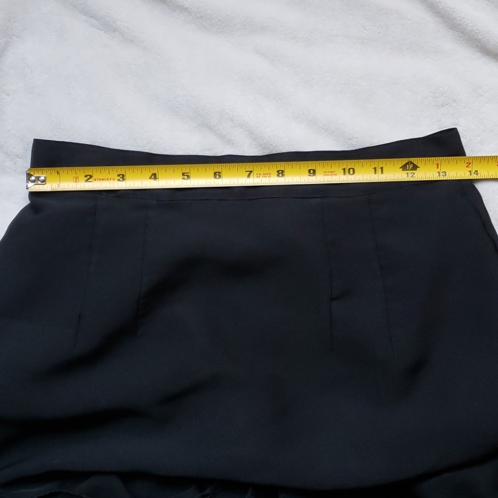 Black Ruffled Skirt - Picture 4 of 4